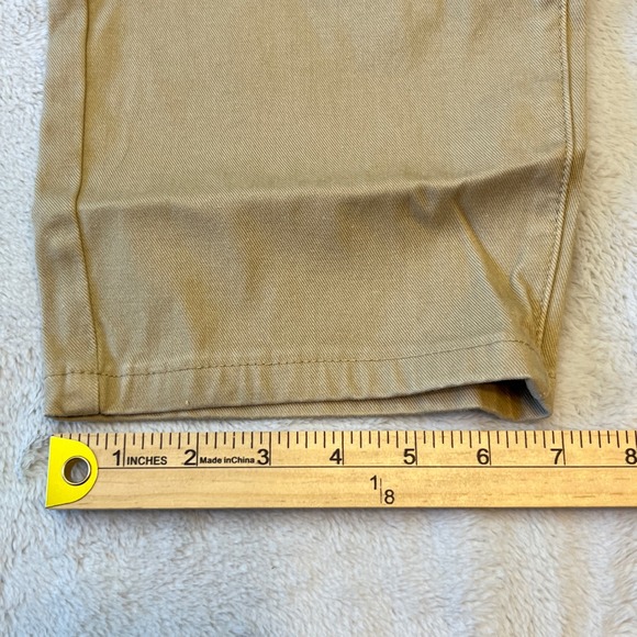 Jachs Girlfriend New York Tan Straight‎ Leg Ankle Pants Size 14 - Picture 7 of 10